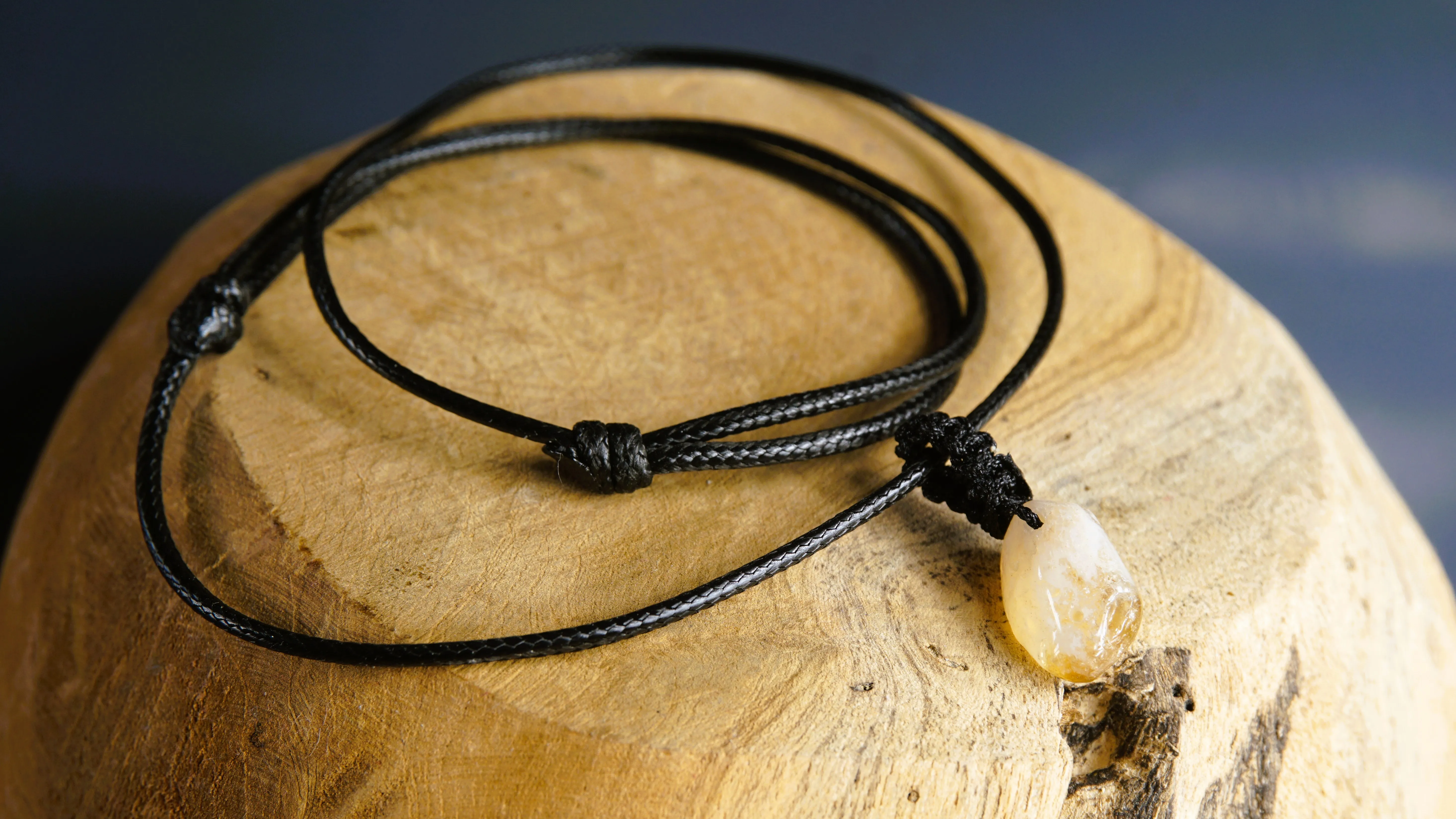 Naszyjnik z cytrynem - na obfitość