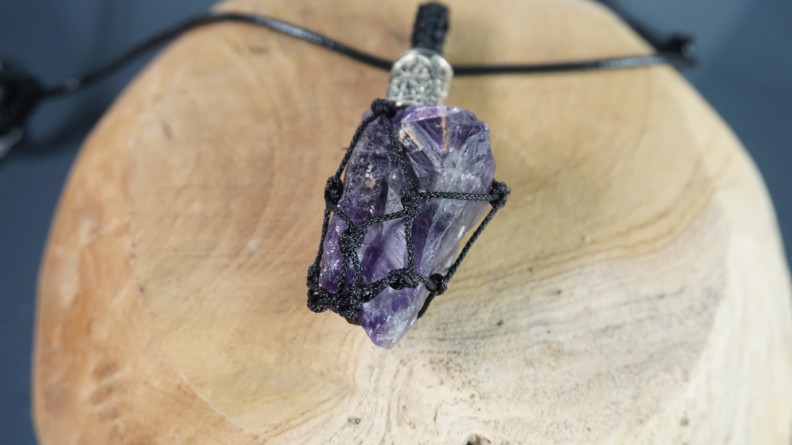 Naszyjnik z ametystem